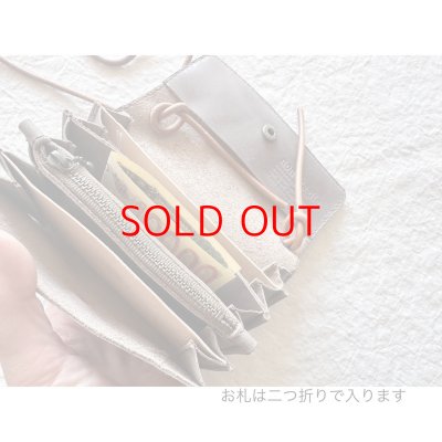 画像8: non-fragile 本革 二つ折りお財布ポシェット