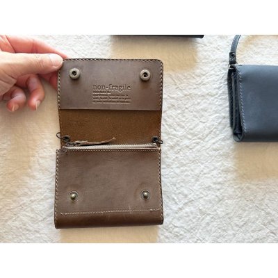 画像8: non-fragile Japan leather 三つ折り財布
