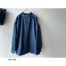 画像10: *sale40%off* prit サテンダブルストライプ スタンドカラーギャザーブラウス