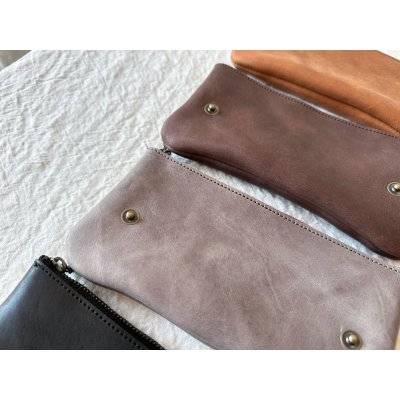 画像3: non-fragile 本革ハンバーガーポシェット用ポーチ  (クリックポスト可)