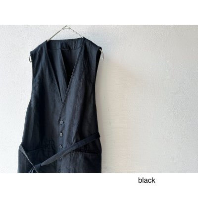 画像15: Luminaes コルトレイクリネン ストリングロングベスト