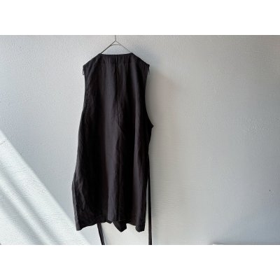 画像14: Luminaes コルトレイクリネン ストリングロングベスト