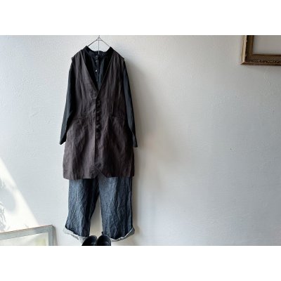 画像10: Luminaes コルトレイクリネン ストリングロングベスト