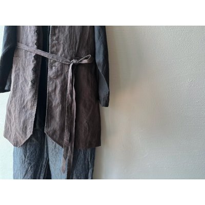 画像9: Luminaes コルトレイクリネン ストリングロングベスト