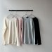 画像6: *sale30%off* NATURAL LAUNDRY フェザーニットWガーゼ クルーPO