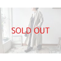 Luminaes リネン先染めオーバーダイストライプ シャツOP