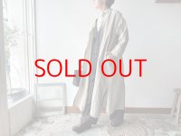 Luminaes リネン先染めオーバーダイストライプ シャツOP