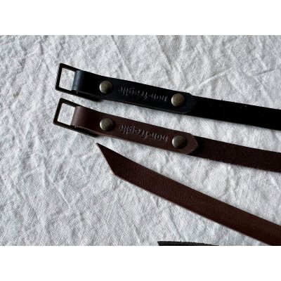 画像10: non-fragile 本革 極細ロングベルト