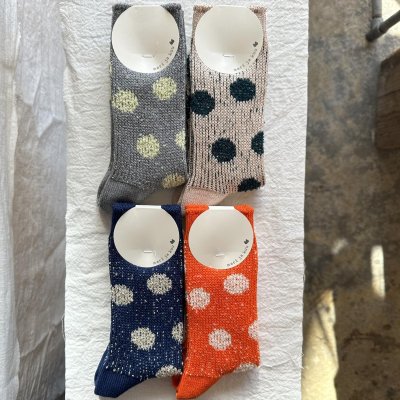 画像6: meri ja kuu(メリヤクー) 色の輪郭(ドット)【3足までクリックポスト(185円) 】