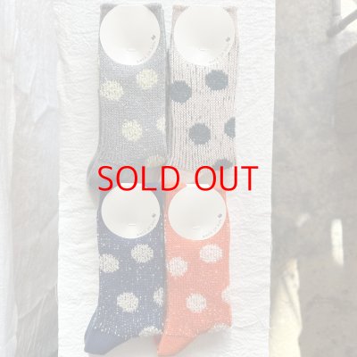 画像6: meri ja kuu(メリヤクー) 色の輪郭（ドット）【３足までクリックポスト(185円) 】