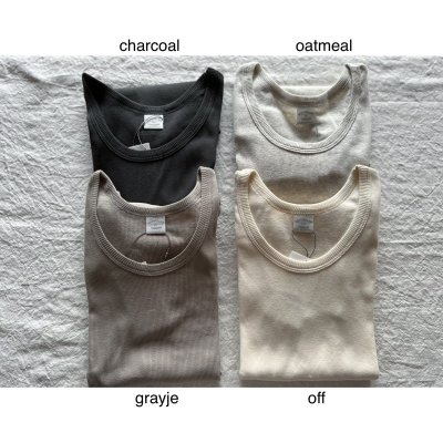 画像10: nouvelles du paradis コットンテレコ クルーネック【クリックポスト発送可】