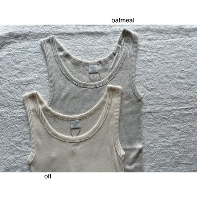 画像9: nouvelles du paradis コットンテレコ タンクトップ【クリックポスト発送可】