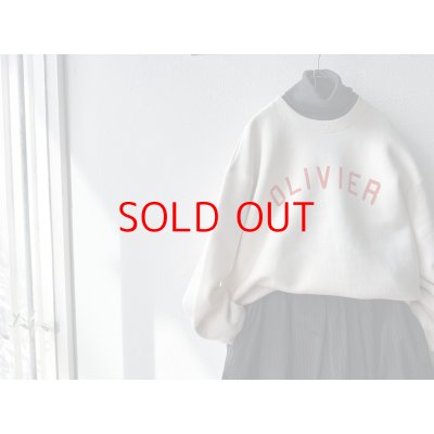 画像9: *sale30%off*nouvelles du paradis ふんわり裏毛　ロゴスウェット(OLIVIER)
