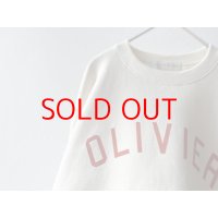 *sale30%off*nouvelles du paradis ふんわり裏毛　ロゴスウェット(OLIVIER)