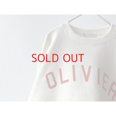 画像1: *sale30%off*nouvelles du paradis ふんわり裏毛　ロゴスウェット(OLIVIER)