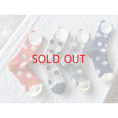 画像2: meri ja kuu(メリヤクー) 色の輪郭（ドット）【３足までクリックポスト(185円) 】