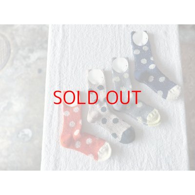 画像1: meri ja kuu(メリヤクー) 色の輪郭（ドット）【３足までクリックポスト(185円) 】