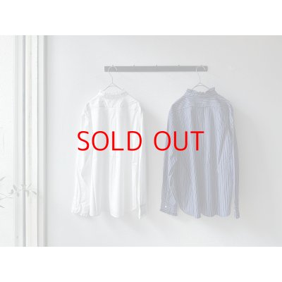 画像11: *sale50%off* nouvelles du paradis ストライプクロス&アメリカンブロードクロス フリルブラウス【クリックポスト（185円）発送可能】