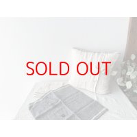 *sale30%off* Lino e Lina クッションカバー デュオ ブルー【1枚までクリックポスト可】
