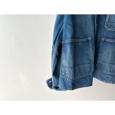 画像5: Véritécoeur ノーカラーデニムカバーオール