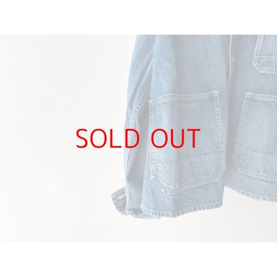 画像5: Véritécoeur ノーカラーデニムカバーオール