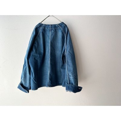 画像6: Véritécoeur ノーカラーデニムカバーオール