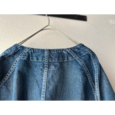 画像7: Véritécoeur ノーカラーデニムカバーオール