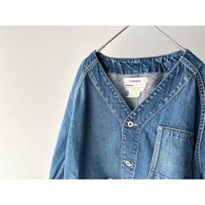 画像2: Véritécoeur ノーカラーデニムカバーオール