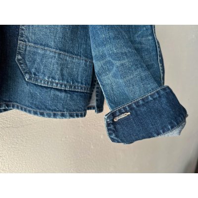 画像4: Véritécoeur ノーカラーデニムカバーオール