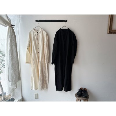 画像6: Luminaes 60コルトレイクリネン シャツワンピース