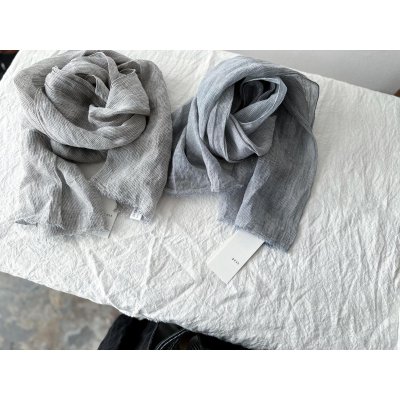 画像1: prit 70/1 リネンストライプ ストール
