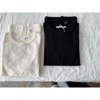 *sale30%off* NATURAL LAUNDRY フェザーニットWガーゼ クルーPO