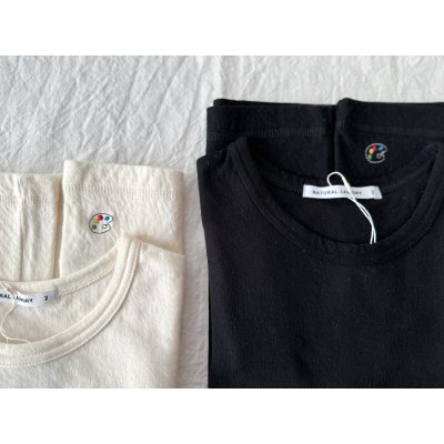 画像2: *sale30%off* NATURAL LAUNDRY フェザーニットWガーゼ クルーPO
