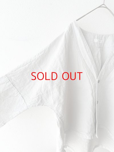 画像13: *sale30%off* prit コットンリネン交織高密度ウェザー 7分袖ボレロ【クリックポスト（185円）発送可能】