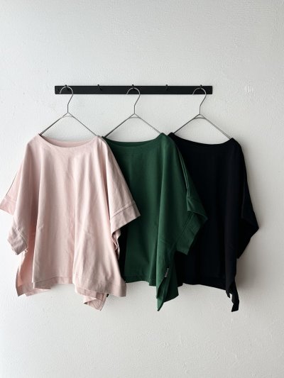 画像1: *sale50%off* grin コットン天竺度詰 脇マチプルオーバー