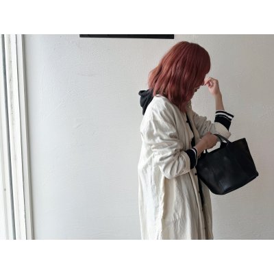 画像3: Luminaes 60コルトレイクリネン シャツワンピース