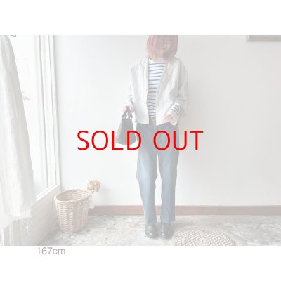 画像8: *sale30%off* prit コットンリネン交織高密度ウェザー 7分袖ボレロ【クリックポスト（185円）発送可能】