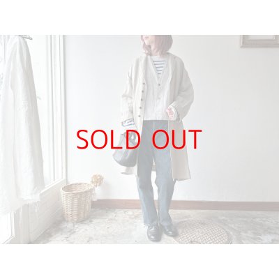 画像9: *sale30%off* prit コットンリネン交織高密度ウェザー 7分袖ボレロ【クリックポスト（185円）発送可能】