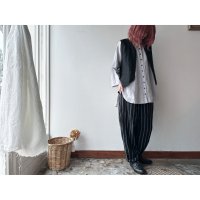 Luminaes ベルギーリネン高密度ウェザー スーツベスト 