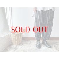 *sale30%off* Vlas Blomme  Vintage Multi Stripe テーパードパンツ (unisex)