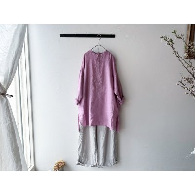 画像2: Luminaes ベルギーリネン高密度ウェザー ワイドイージーPT