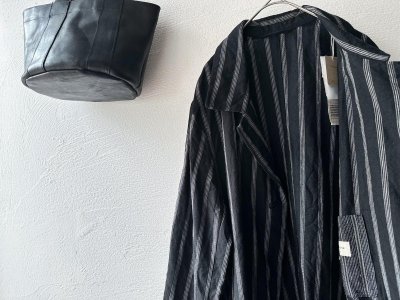 画像13: Vlas Blomme Vintage Multi Stripe アトリエコート (unisex)