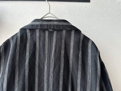 画像11: Vlas Blomme Vintage Multi Stripe アトリエコート (unisex)