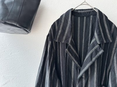 画像7: Vlas Blomme Vintage Multi Stripe アトリエコート (unisex)
