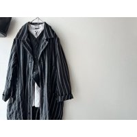 Vlas Blomme Vintage Multi Stripe アトリエコート (unisex)