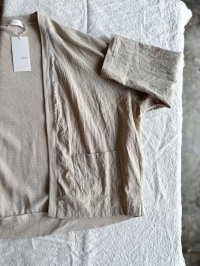 *sale30%off* prit ギマメッシュ 切替トッパーショートカーディガン