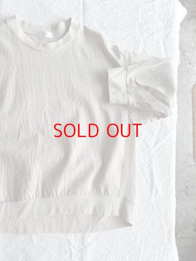 画像2: *sale50%off* prit メッシュ切替７分ボリュームスリーブプルオーバー