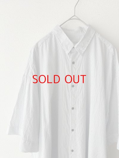 画像6: *sale50%off* nouvelles du paradis ストライプクロス シャツワンピース【クリックポスト（185円）発送可能】