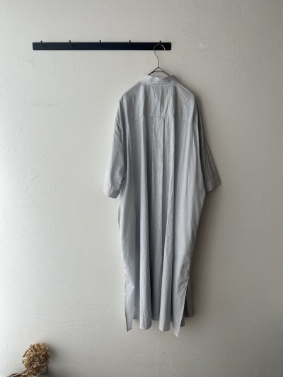 画像9: nouvelles du paradis ストライプクロス シャツワンピース【クリックポスト（185円）発送可能】