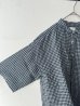 画像5: prit 60/1フレンチリネンギンガムチェック ５分袖レギュラーカラーシャツ